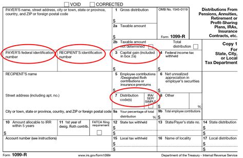 form 1099 r box 9b